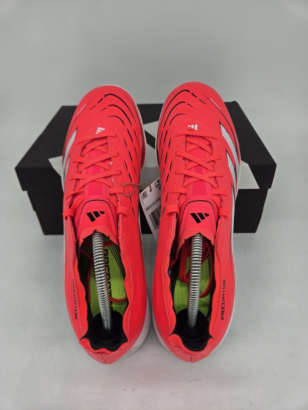 adidas Men's Predator League Turf ID3769 Lucid Red Soccer Cleats Size 11.5 - Picture 5 of 8